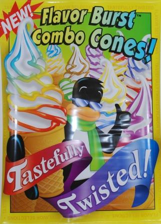 Pat's Main Street Ice Cream has Flavor Burst Combo Cones